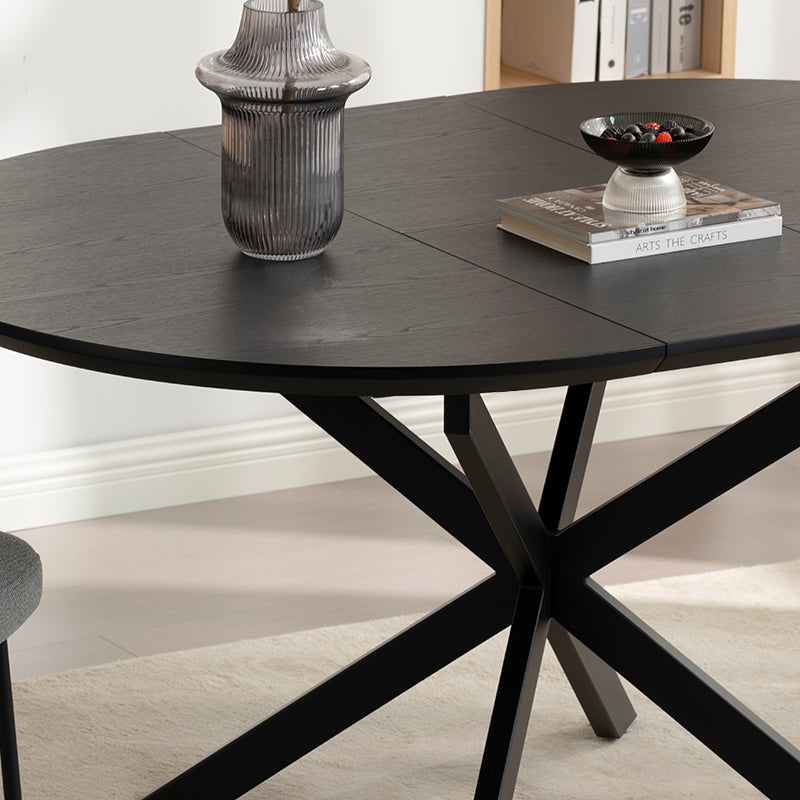 Mesa de comedor redonda extensible Beverly (120-160 cm)