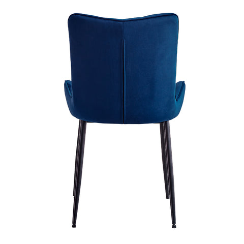 Sillas de comedor con diseño nordic - acolchado mullido y estructura de haya (Colección Edith)
