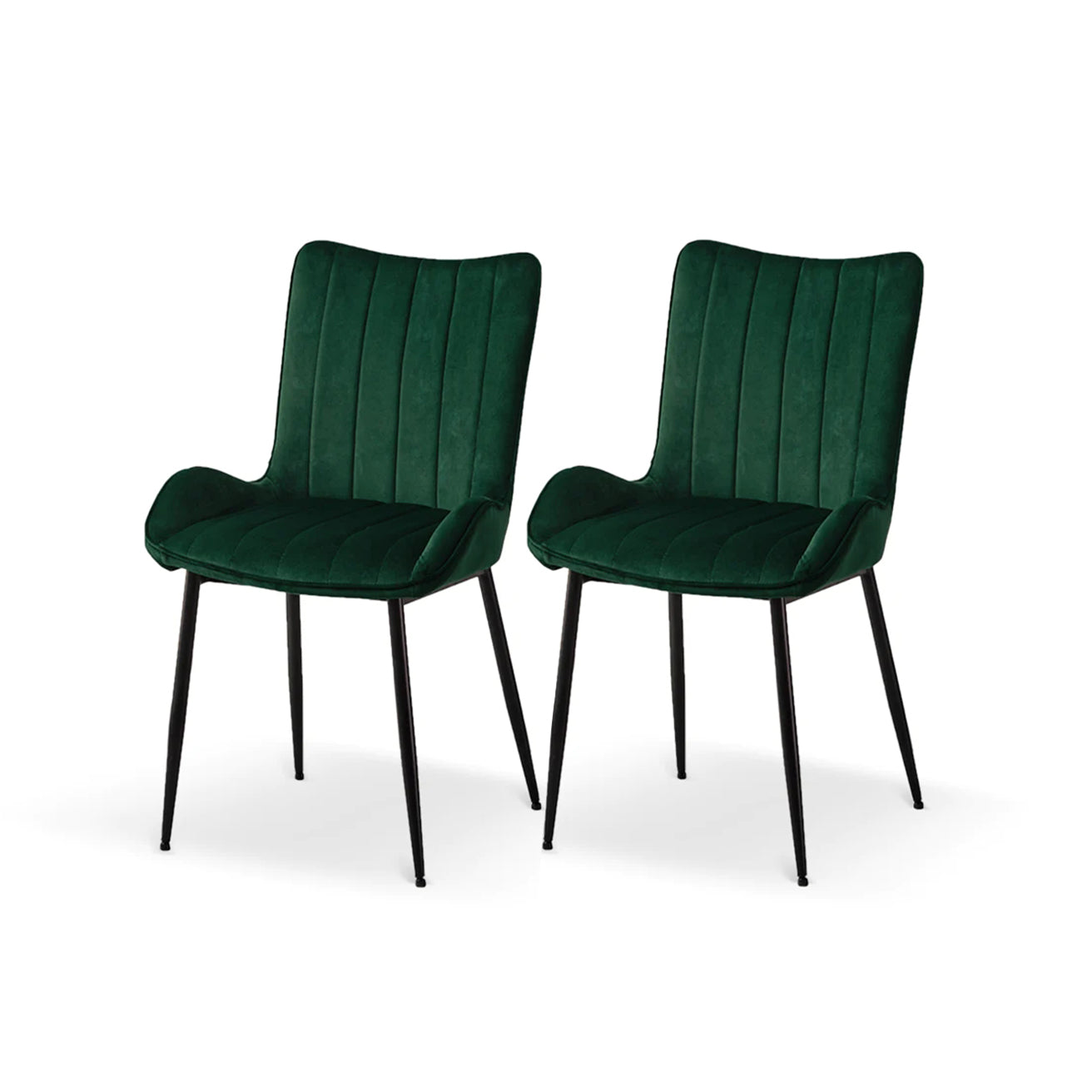 Respaldo curvado de la silla Edith - soporte lumbar y líneas orgánicas que combinan estilo y funcionalidad