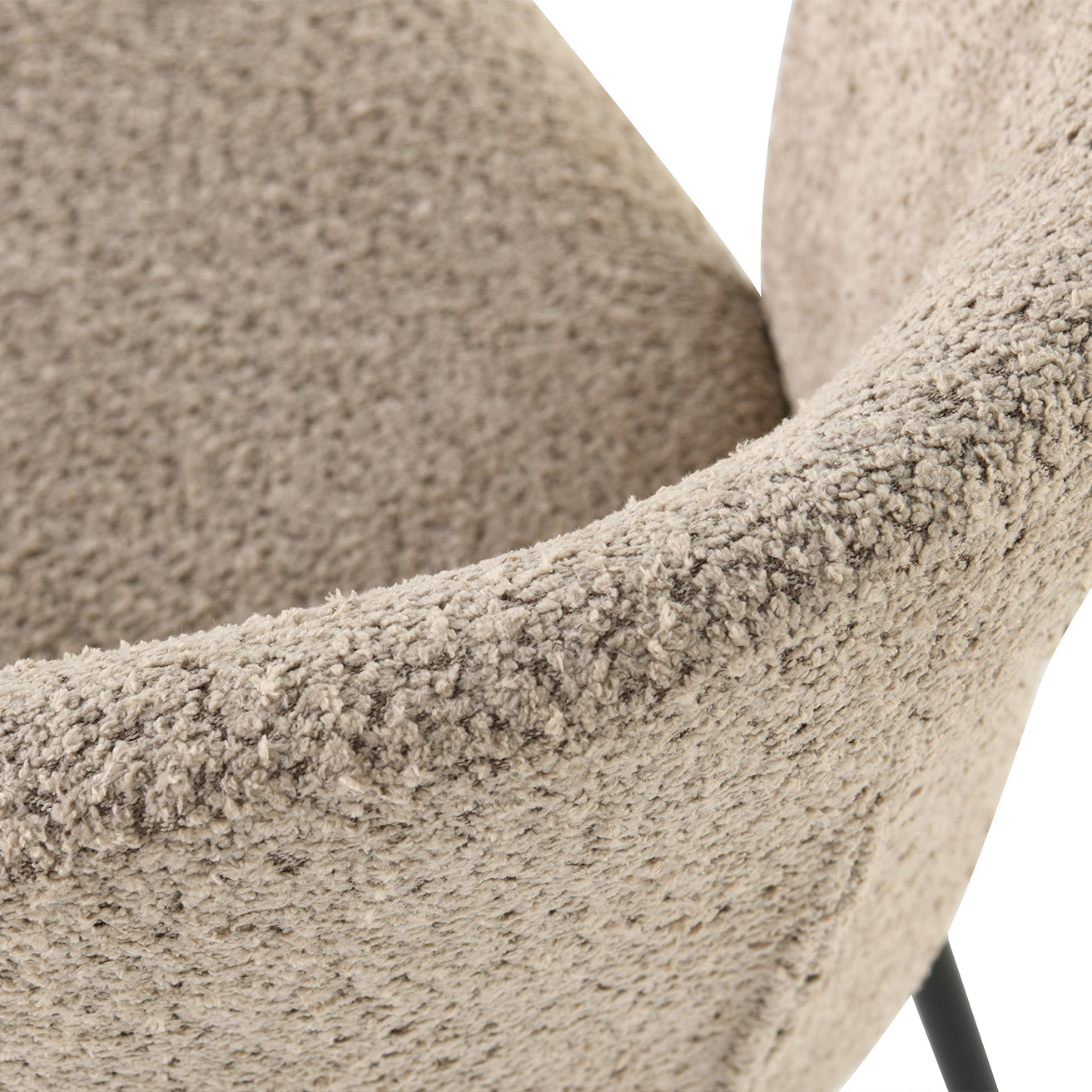 Detalle brazo silla Yasin - boucle OFCASA