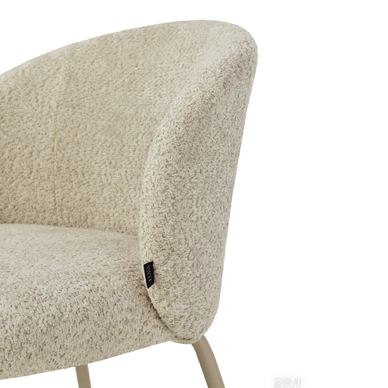Detalle respaldo silla Yasin - boucle OFCASA