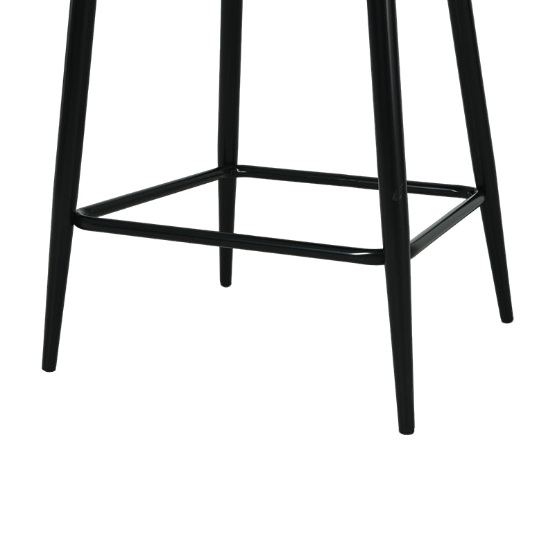 Taburete de bar Aleena [Juego de 2] [Imitación de Cuero] [65 cm]