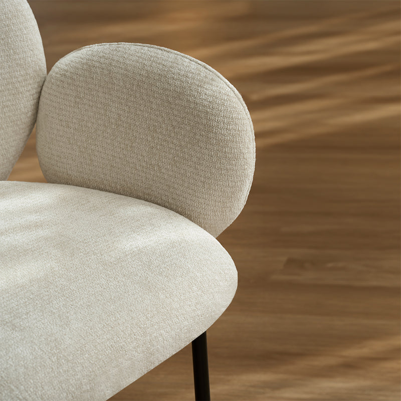 Mesa de Comedor Redonda Isabeau y 4  Sillón Harlow [Conjunto de Comedor]