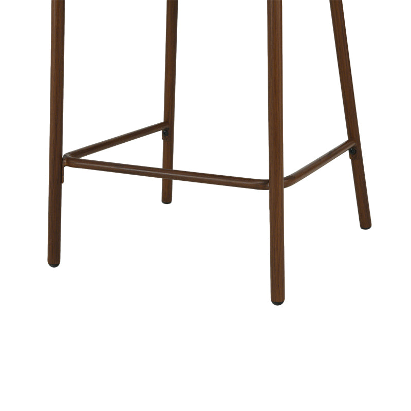 Taburete de bar Karin [Juego de 2] [Tejido bouclette y lino] [65 cm]