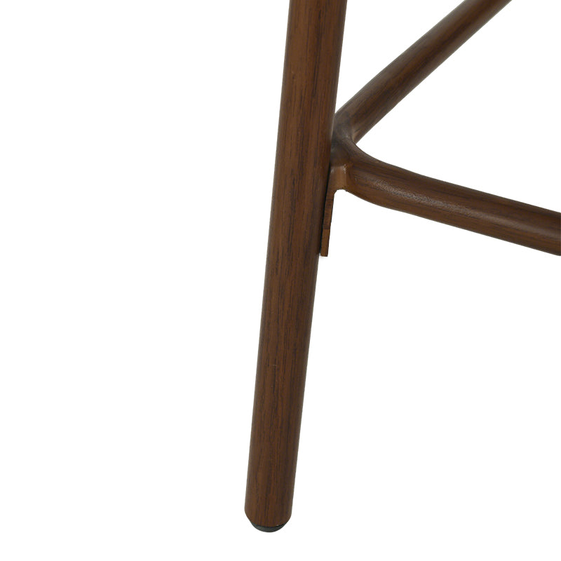 Taburete de bar Karin [Juego de 2] [Tejido bouclette y lino] [65 cm]