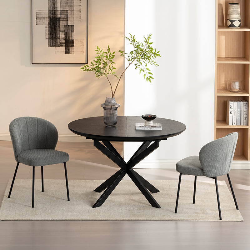 Mesa de comedor redonda extensible Beverly (120-160 cm)