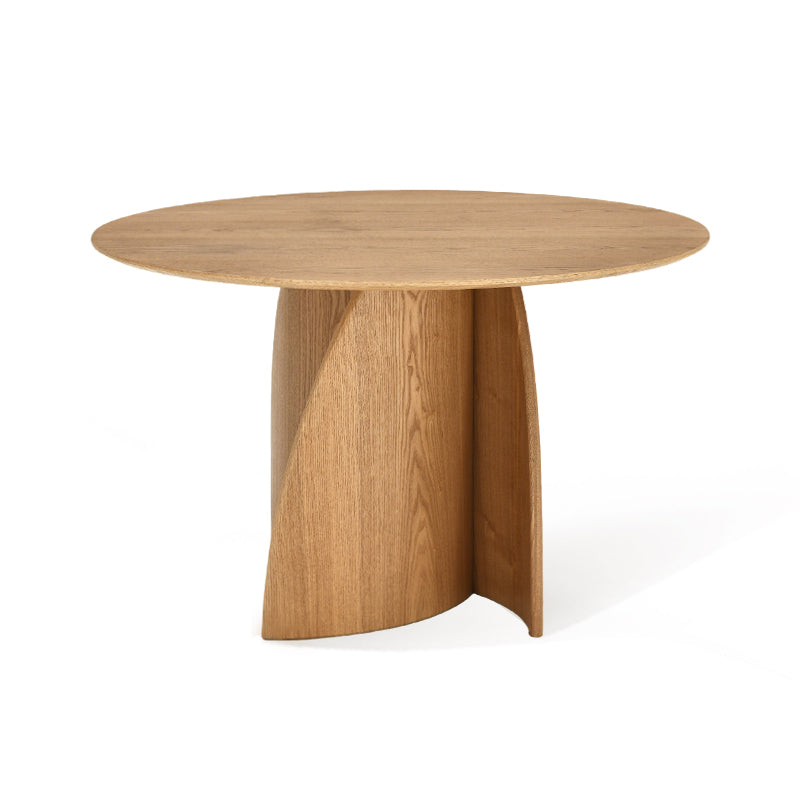 Mesa de salón con pesebre redondo Gemma [Negro] [120 cm]