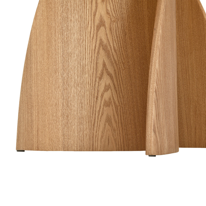 Mesa de salón con pesebre redondo Gemma [Negro] [120 cm]