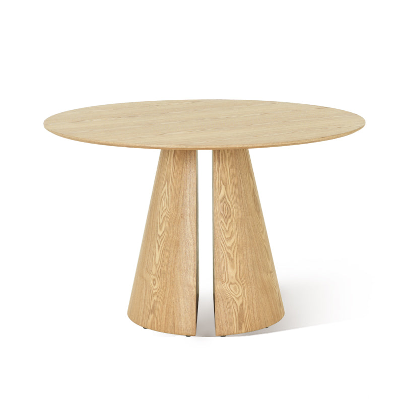 Mesa de Comedor Redonda Isabeau y 4 Silla de Comedor Grove [Conjunto de Comedor]