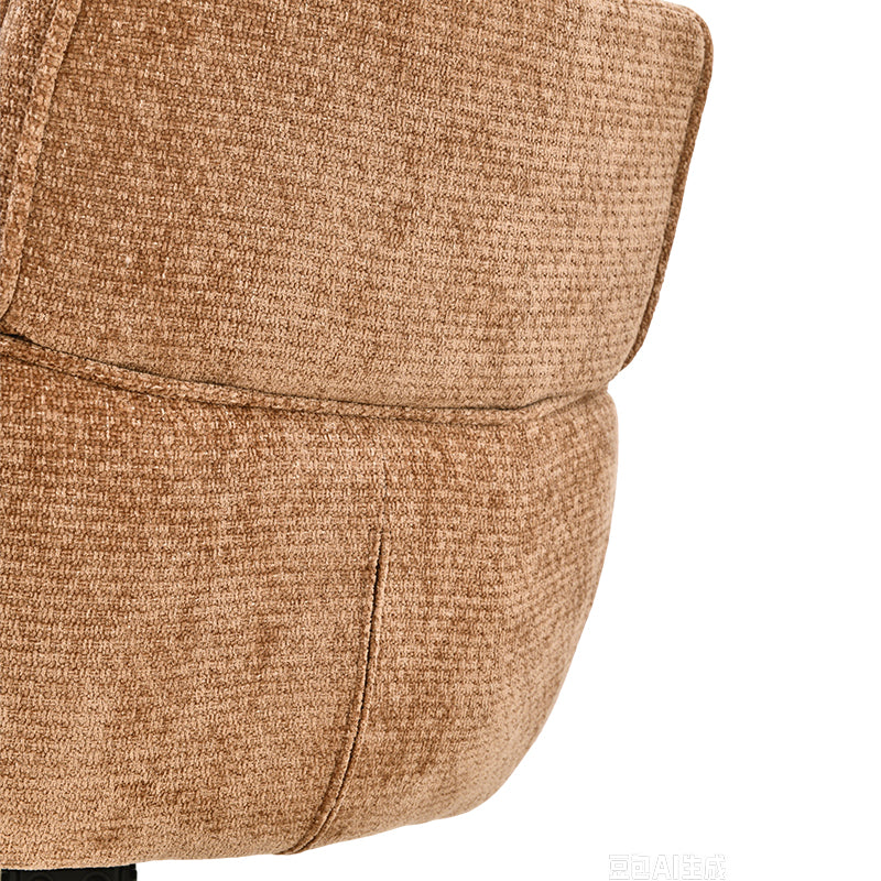 Silla de comedor con reposabrazos giratoria a 360° Elara [juego de 2] [Chenilla]