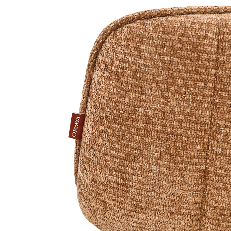 Silla de comedor con reposabrazos giratoria a 360° Elara [juego de 2] [Chenilla]