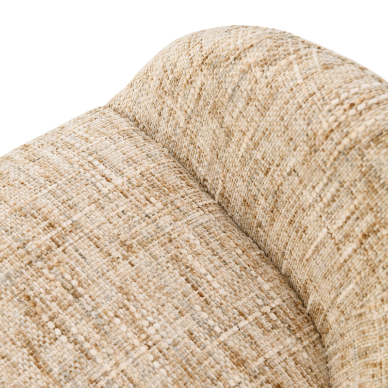 Sillón de Comedor Giratorio 360° Niamh [Juego de 1] [Tejido de lino]