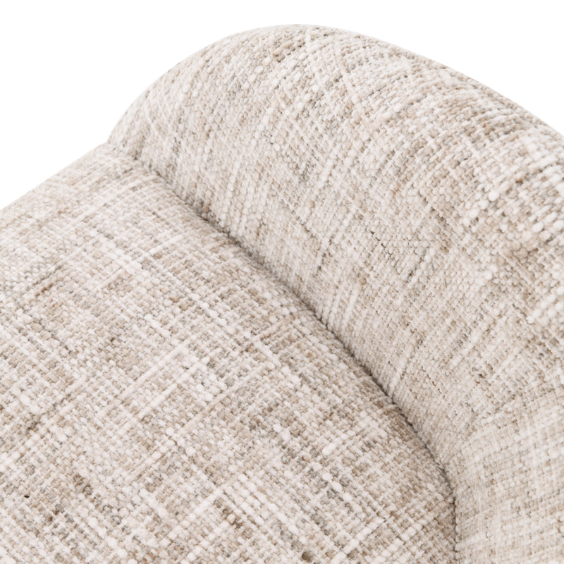 Sillón de Comedor Giratorio 360° Niamh [Juego de 1] [Tejido de lino]