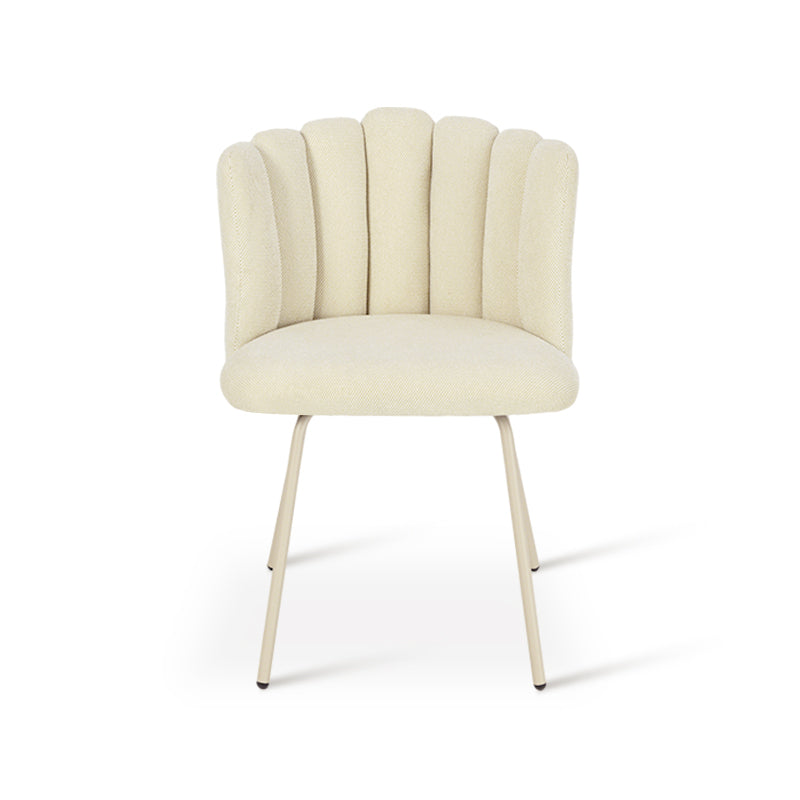 Mesa de Comedor Redonda Isabeau y 4 Silla de Comedor Grove [Conjunto de Comedor]