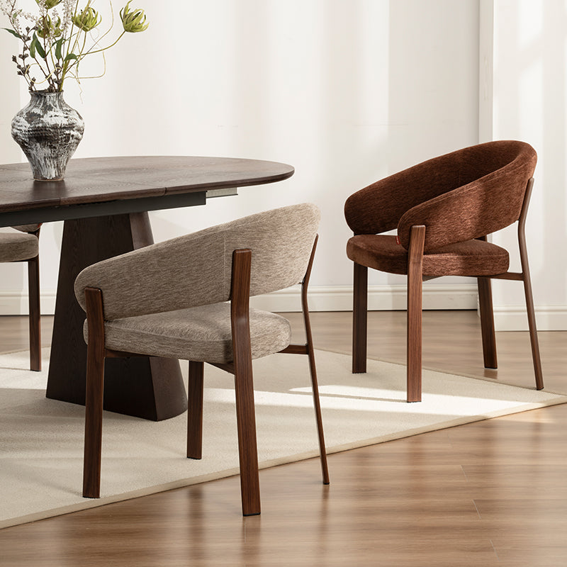 Sillón de Comedor Kiana [Juego de 1] [Chenilla]