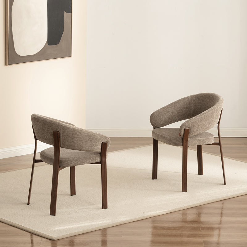 Sillón de Comedor Kiana [Juego de 1] [Chenilla]
