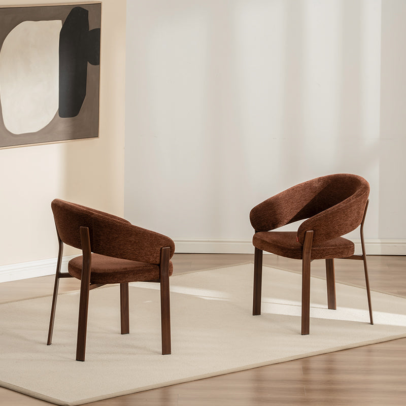 Sillón de Comedor Kiana [Juego de 1] [Chenilla]