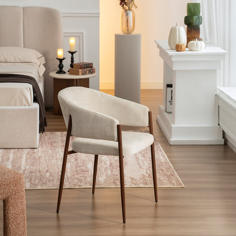 Sillón comedor Weylyn [Lote de 2] [Peluche]