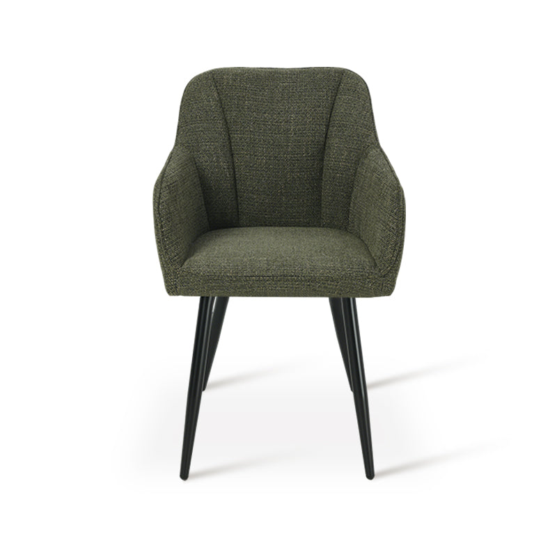 Mesa de Comedor Redonda Verónica y 4 Sillón Sienna Garden [Conjunto de Comedor]