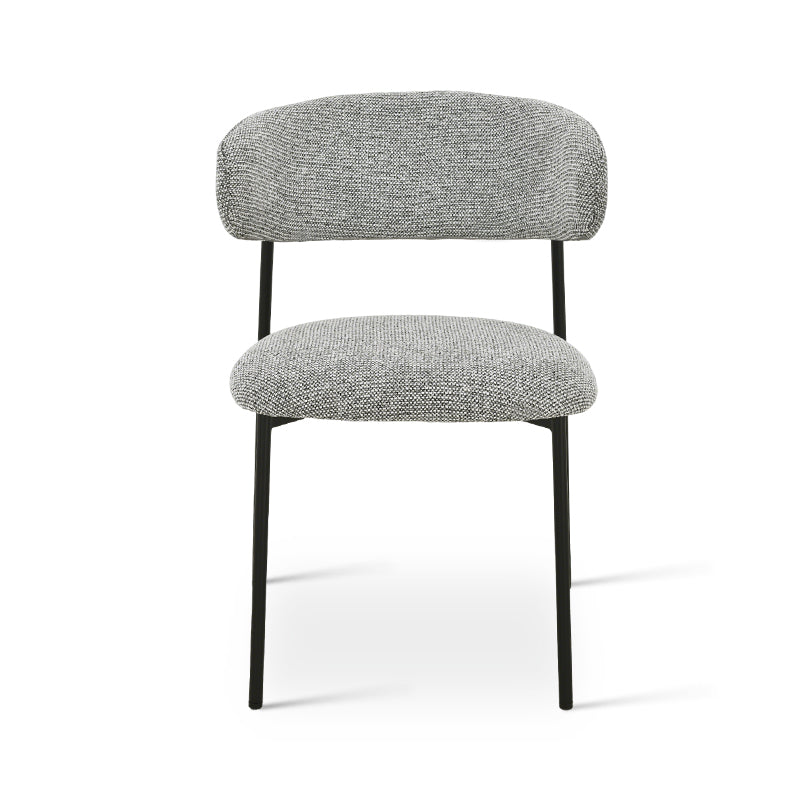Silla de comedor Zahra [Juego de 2] [Blanco] [Linen&Bucle]
