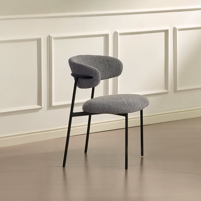 Silla de comedor Zahra [Juego de 2] [Blanco] [Linen&Bucle]