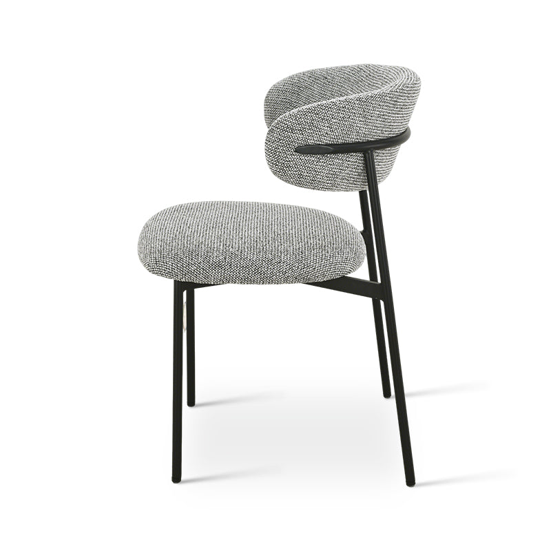 Silla de comedor Zahra [Juego de 2] [Blanco] [Linen&Bucle]