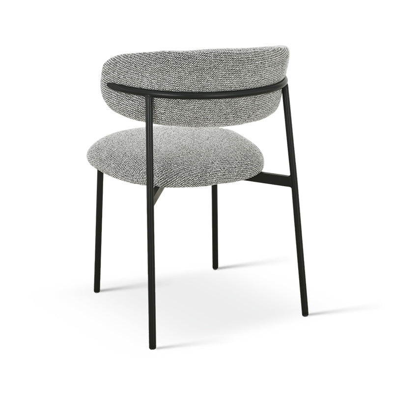 Silla de comedor Zahra [Juego de 2] [Blanco] [Linen&Bucle]
