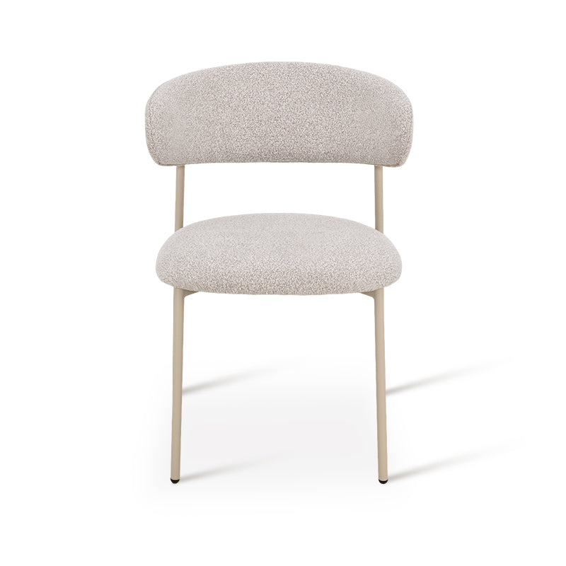 Silla de comedor Zahra [Juego de 2] [Blanco] [Linen&Bucle]