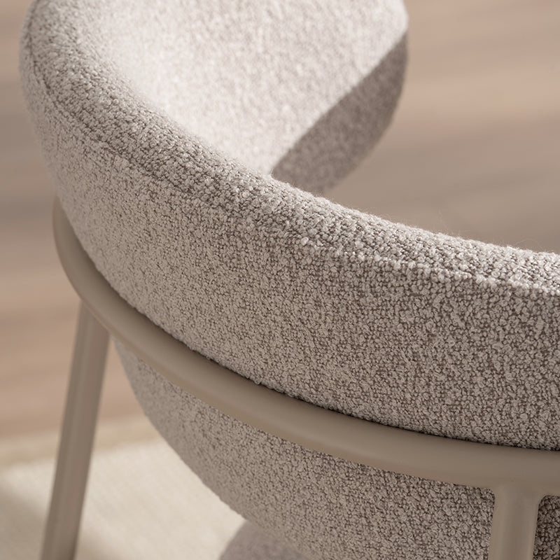 Silla de comedor Zahra [Juego de 2] [Blanco] [Linen&Bucle]