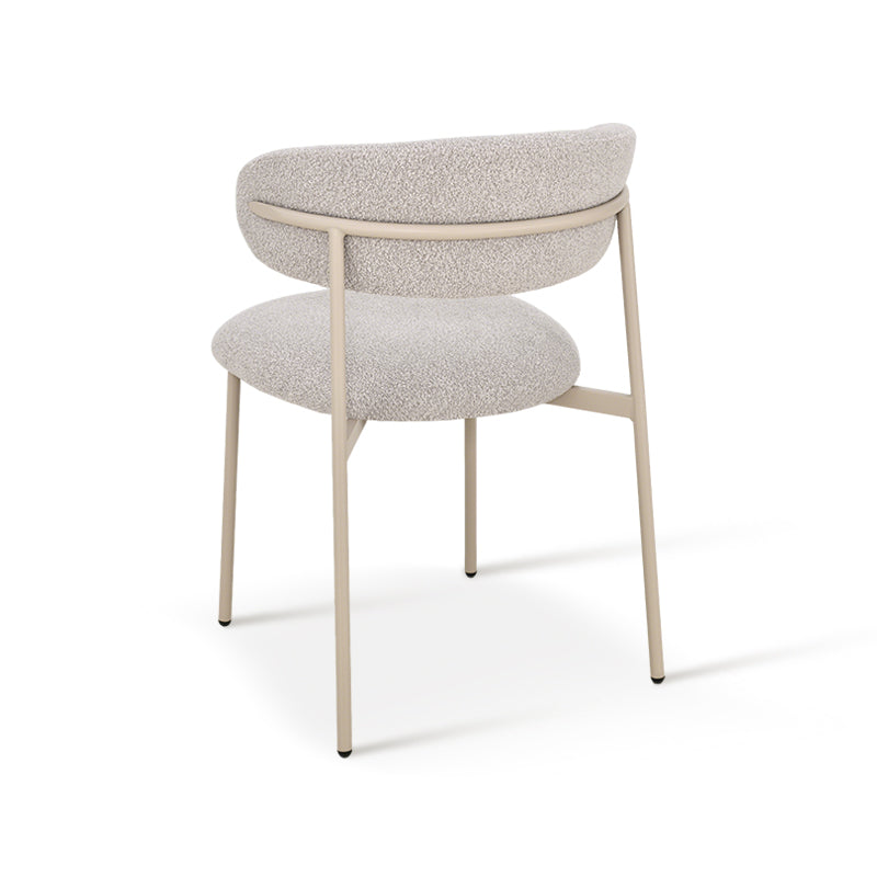 Silla de comedor Zahra [Juego de 2] [Blanco] [Linen&Bucle]