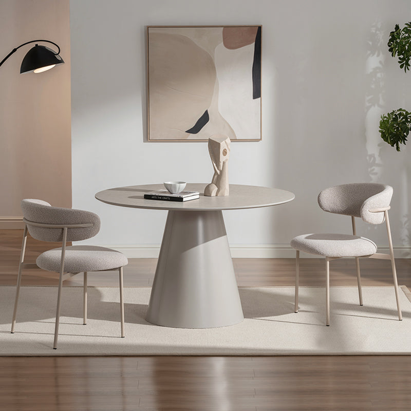 Silla de comedor Zahra [Juego de 2] [Blanco] [Linen&Bucle]