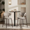Taburete de Bar Zahra S [Juego de 2] [Tela de lino] [65 cm] Ofcasafurniture ES