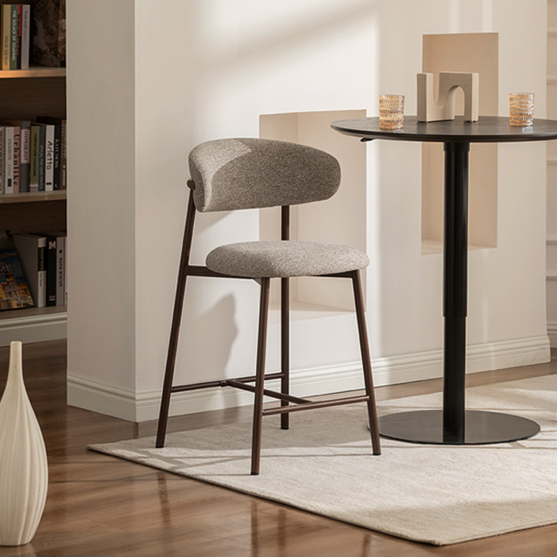 Taburete de Bar Zahra S [Juego de 2] [Tela de lino] [65 cm]