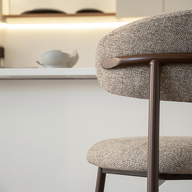 Taburete de Bar Zahra S [Juego de 2] [Tela de lino] [65 cm]