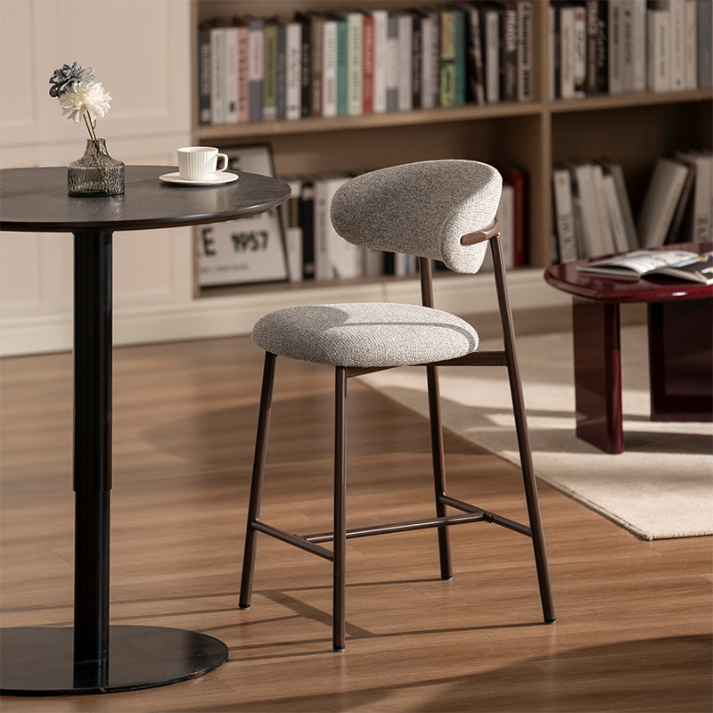 Taburete de Bar Zahra S [Juego de 2] [Tela de lino] [65 cm]