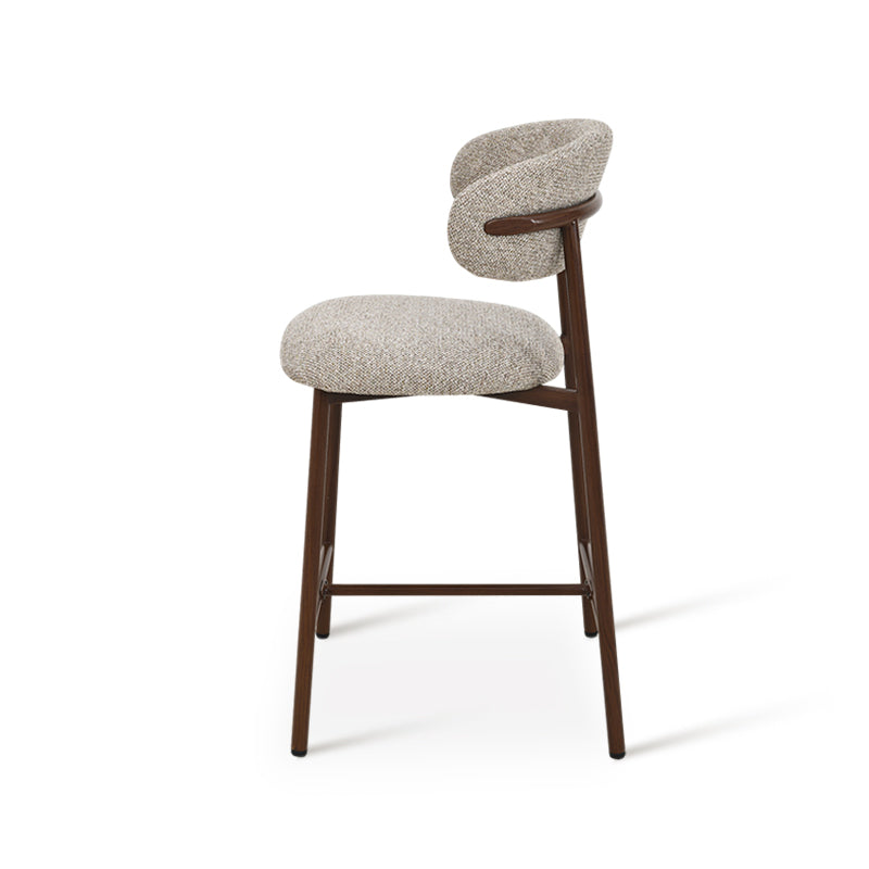 Taburete de Bar Zahra S [Juego de 2] [Tela de lino] [65 cm]