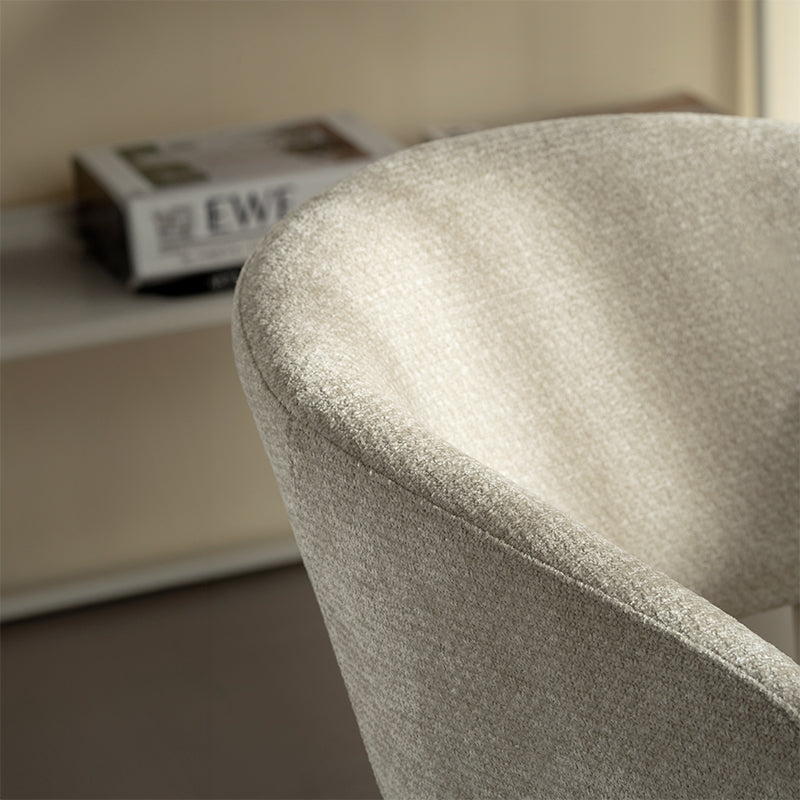 Silla de comedor con reposabrazos Eloise [Juego de 1] [Terciopelo y Chenilla]