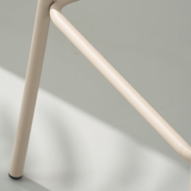 Taburete exterior Louisa en efecto lino con reposabrazos 65cm [Lote de 2]