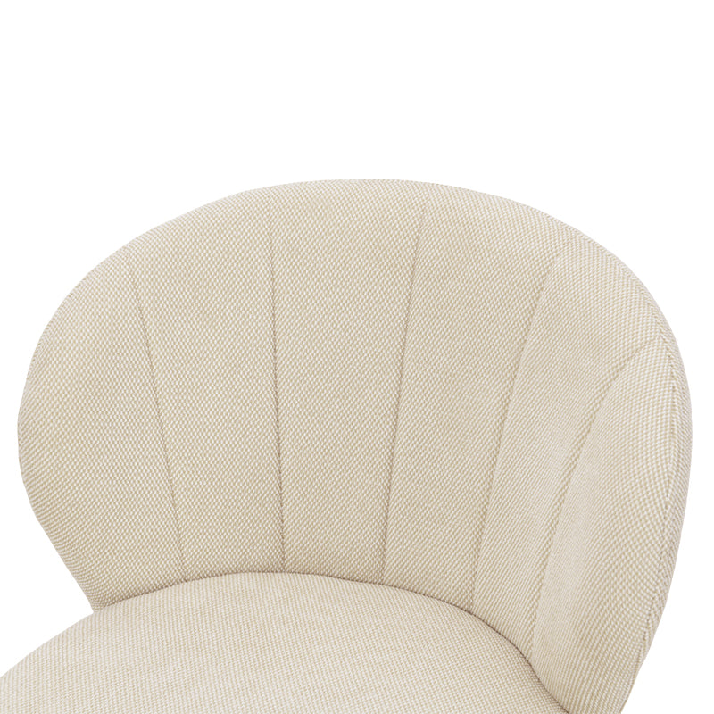 Silla de comedor Seraphina [Juego de 2] [Chenilla][Tejido efecto lino]