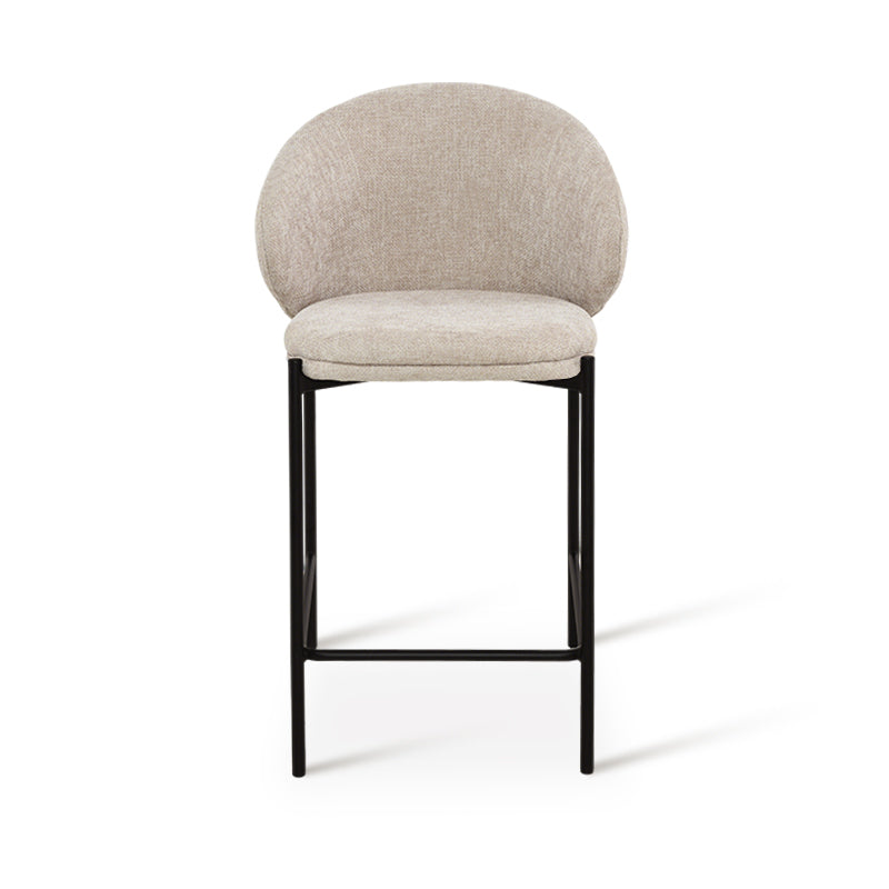 Taburetes de bar Bard [Juego de 1] [Tela de lino] [65 cm]