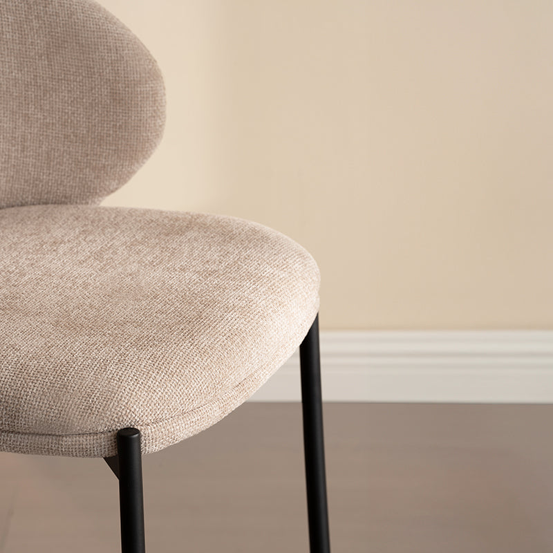 Taburetes de bar Bard [Juego de 1] [Tela de lino] [65 cm]