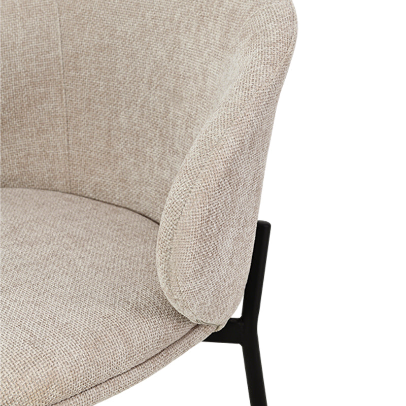 Taburetes de bar Bard [Juego de 1] [Tela de lino] [65 cm]