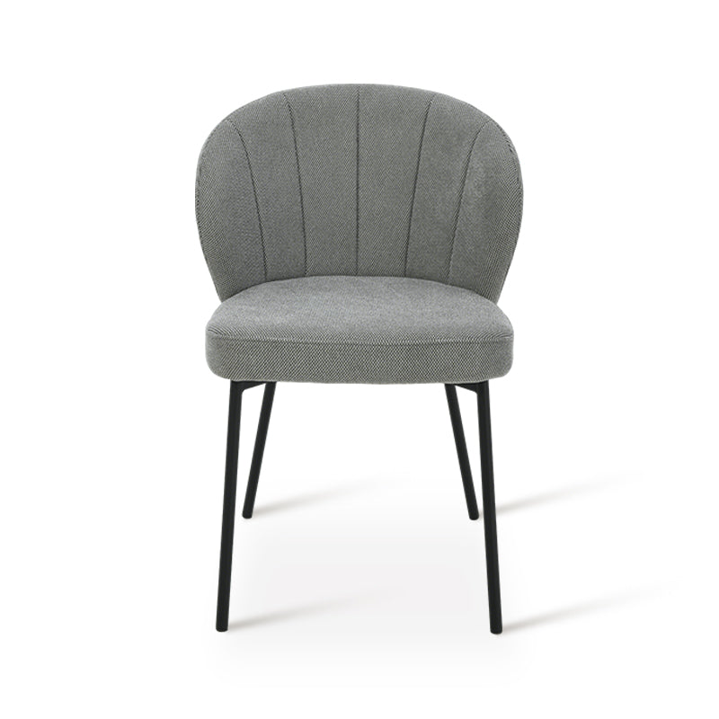 Silla de comedor Seraphina [Juego de 2] [Chenilla][Tejido efecto lino]