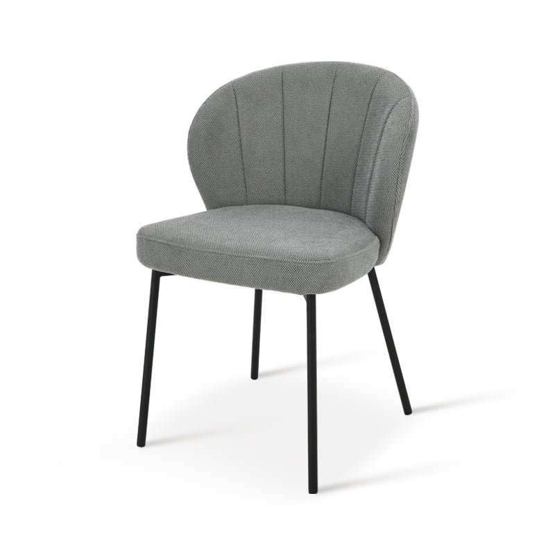 Silla de comedor Seraphina [Juego de 2] [Chenilla][Tejido efecto lino]