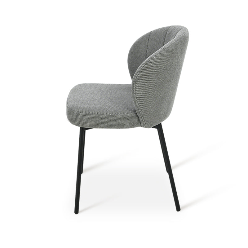 Silla de comedor Seraphina [Juego de 2] [Chenilla][Tejido efecto lino]