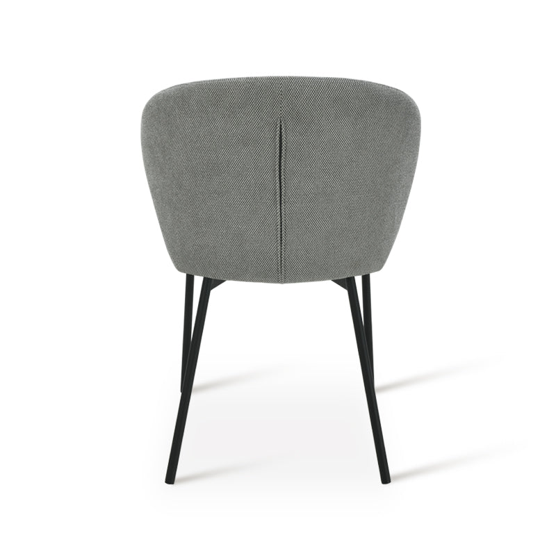 Silla de comedor Seraphina [Juego de 2] [Chenilla][Tejido efecto lino]