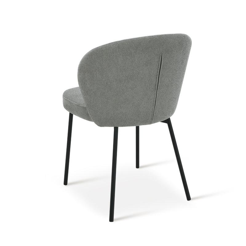 Silla de comedor Seraphina [Juego de 2] [Chenilla][Tejido efecto lino]