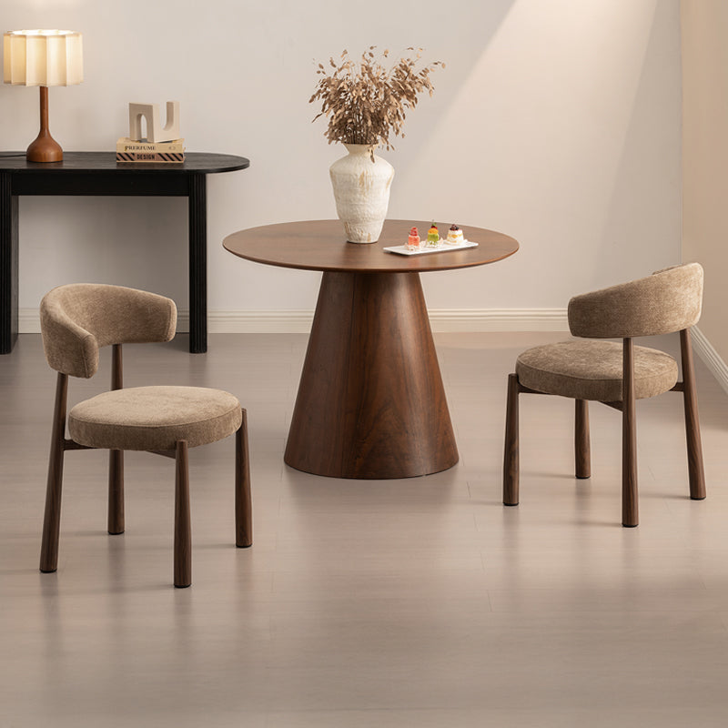 Sillón de comedor Lexine [Juego de 2] [Tela efecto lino]