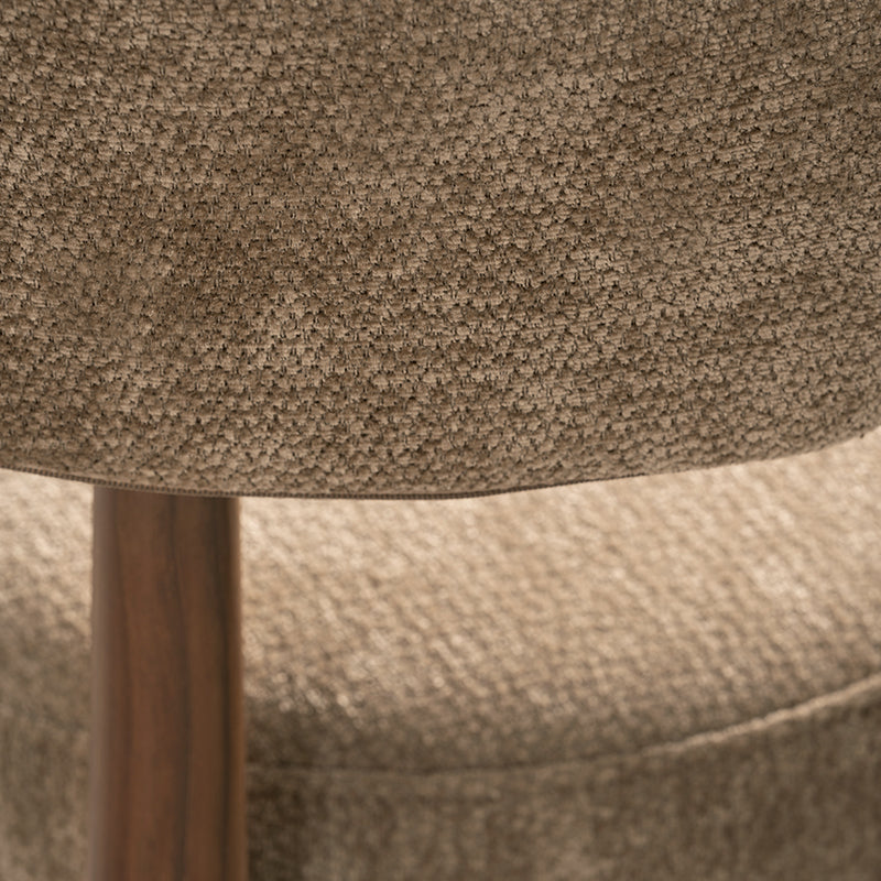 Sillón de comedor Lexine [Juego de 2] [Tela efecto lino]