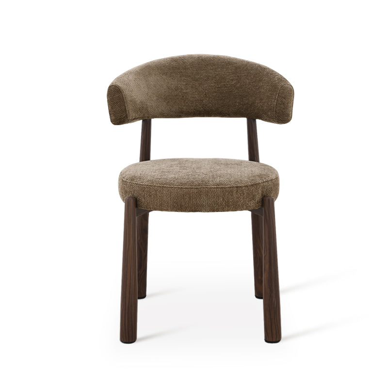 Sillón de comedor Lexine [Juego de 2] [Tela efecto lino]